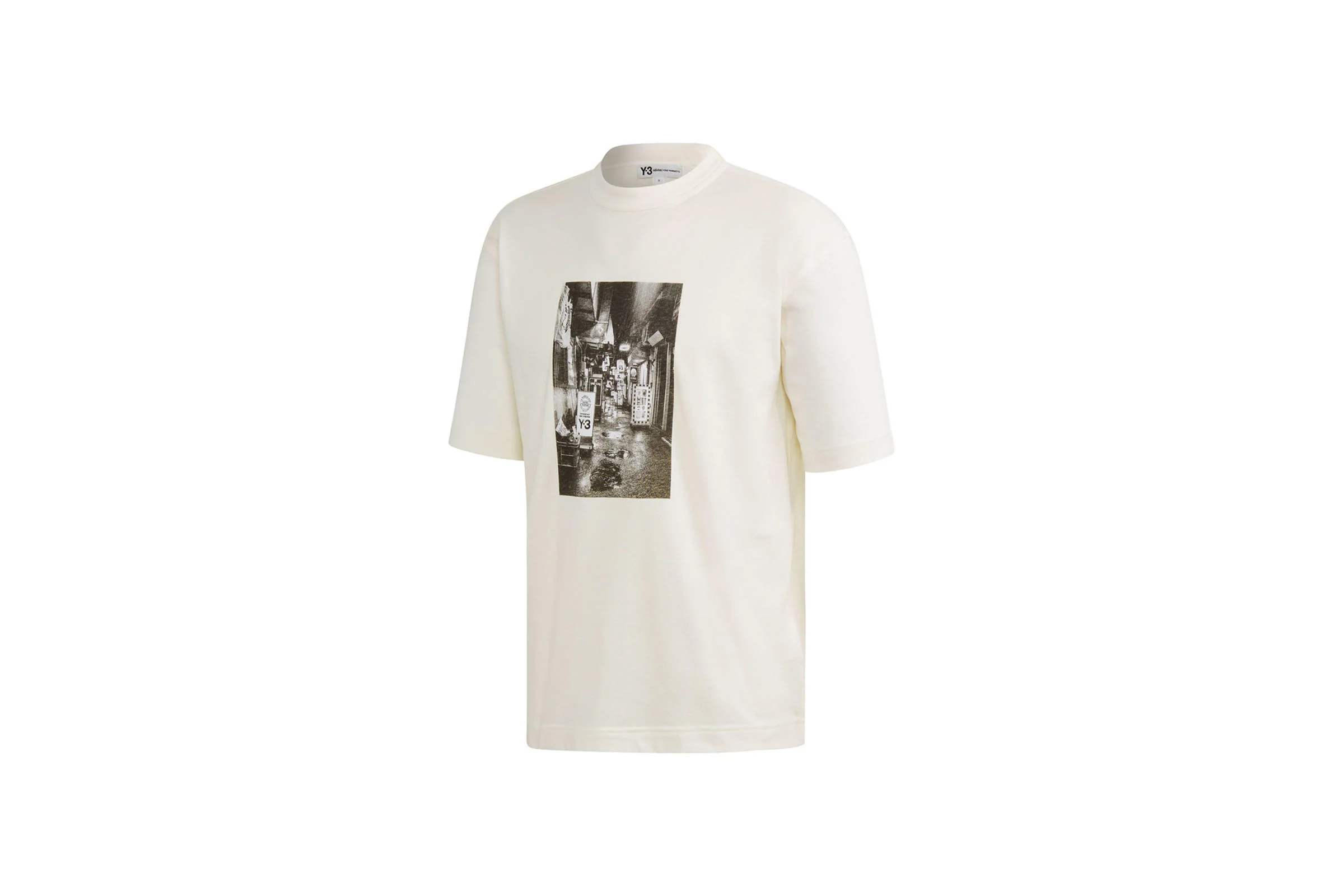 adidas Originals Y-3 ALLEWAY GRAPHIC LS TEE "CORE WHITE"