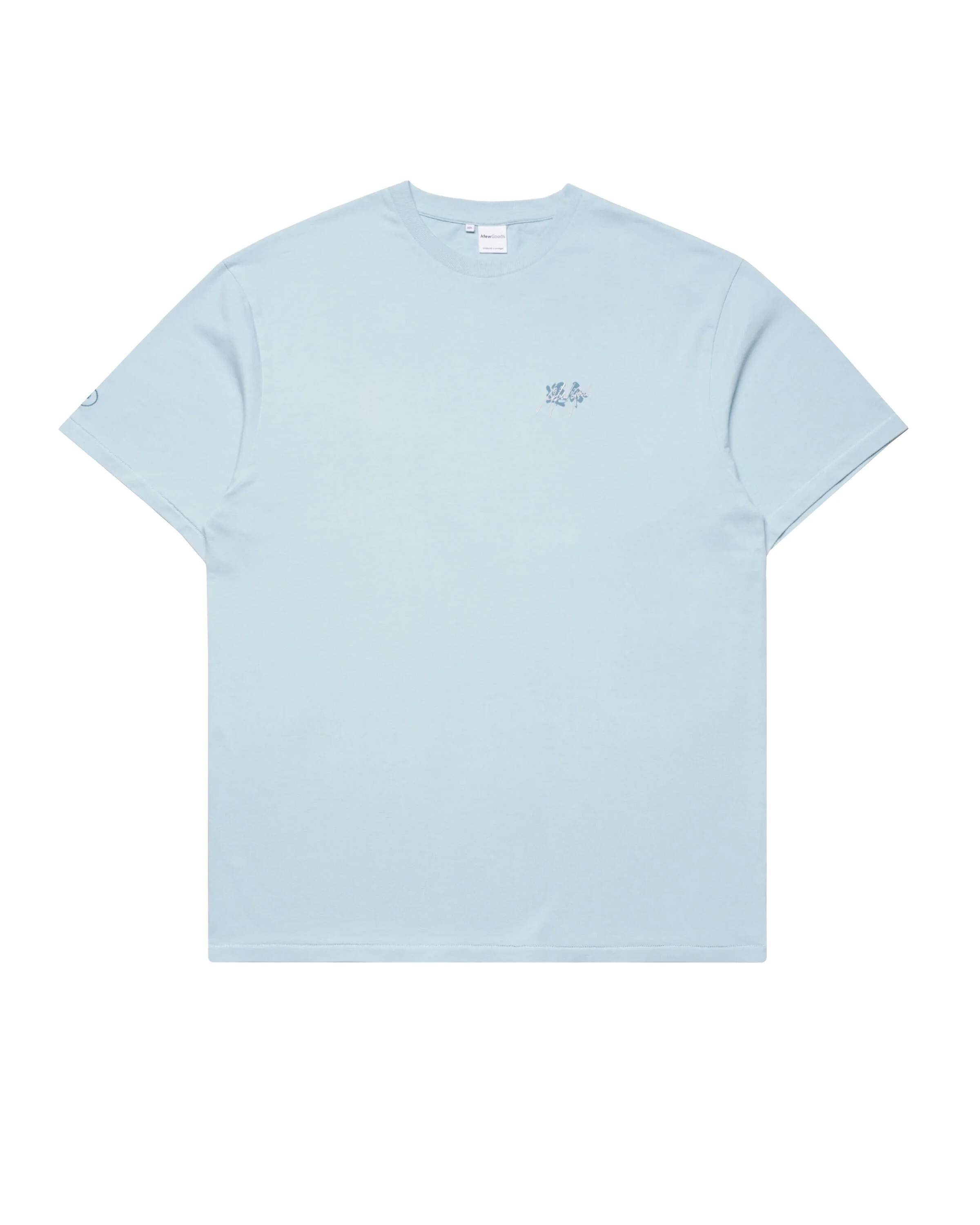 Afew Goods DARUMA LOGO TEE "BLUE HAZE"