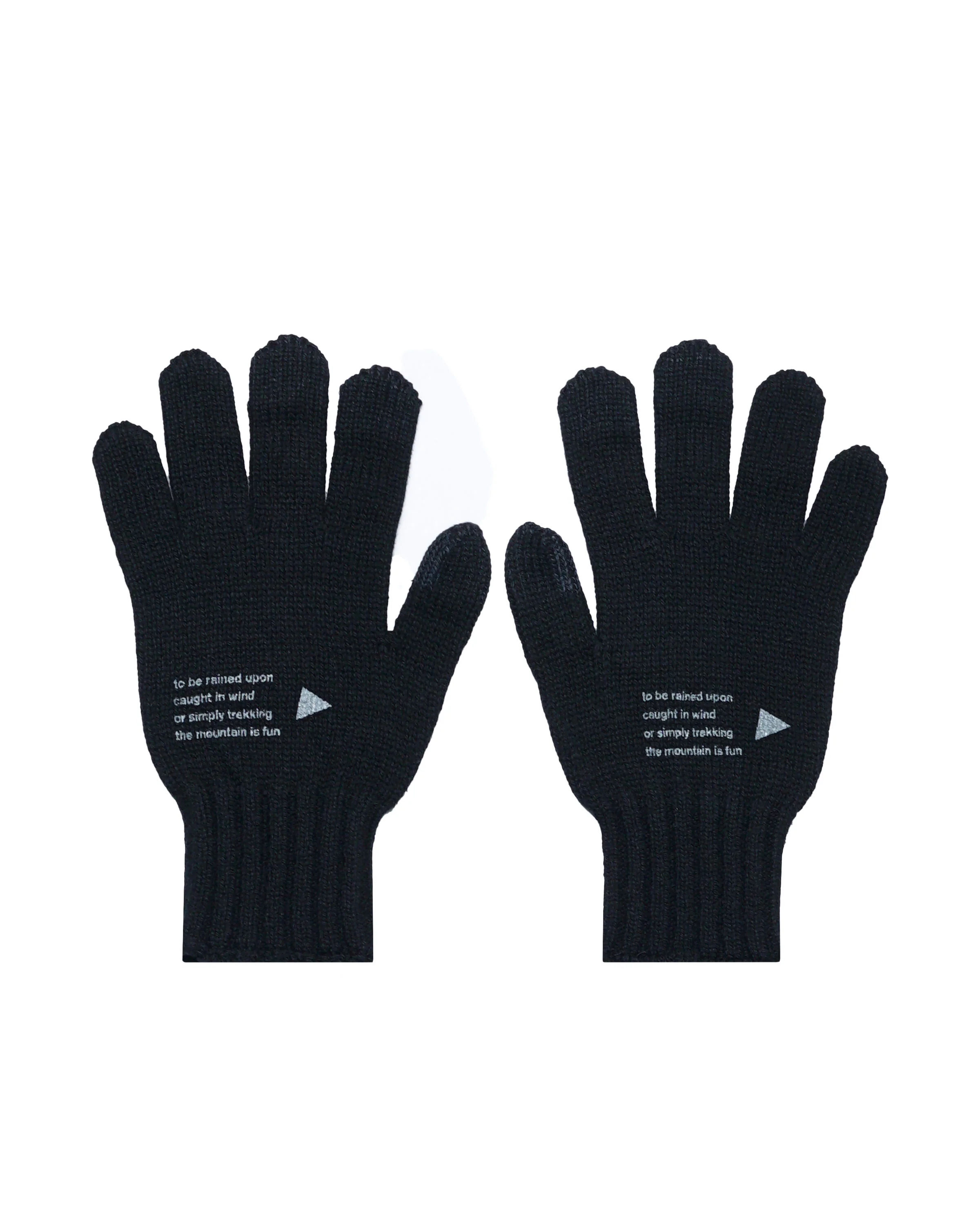 And Wander Wool Knit Gloves