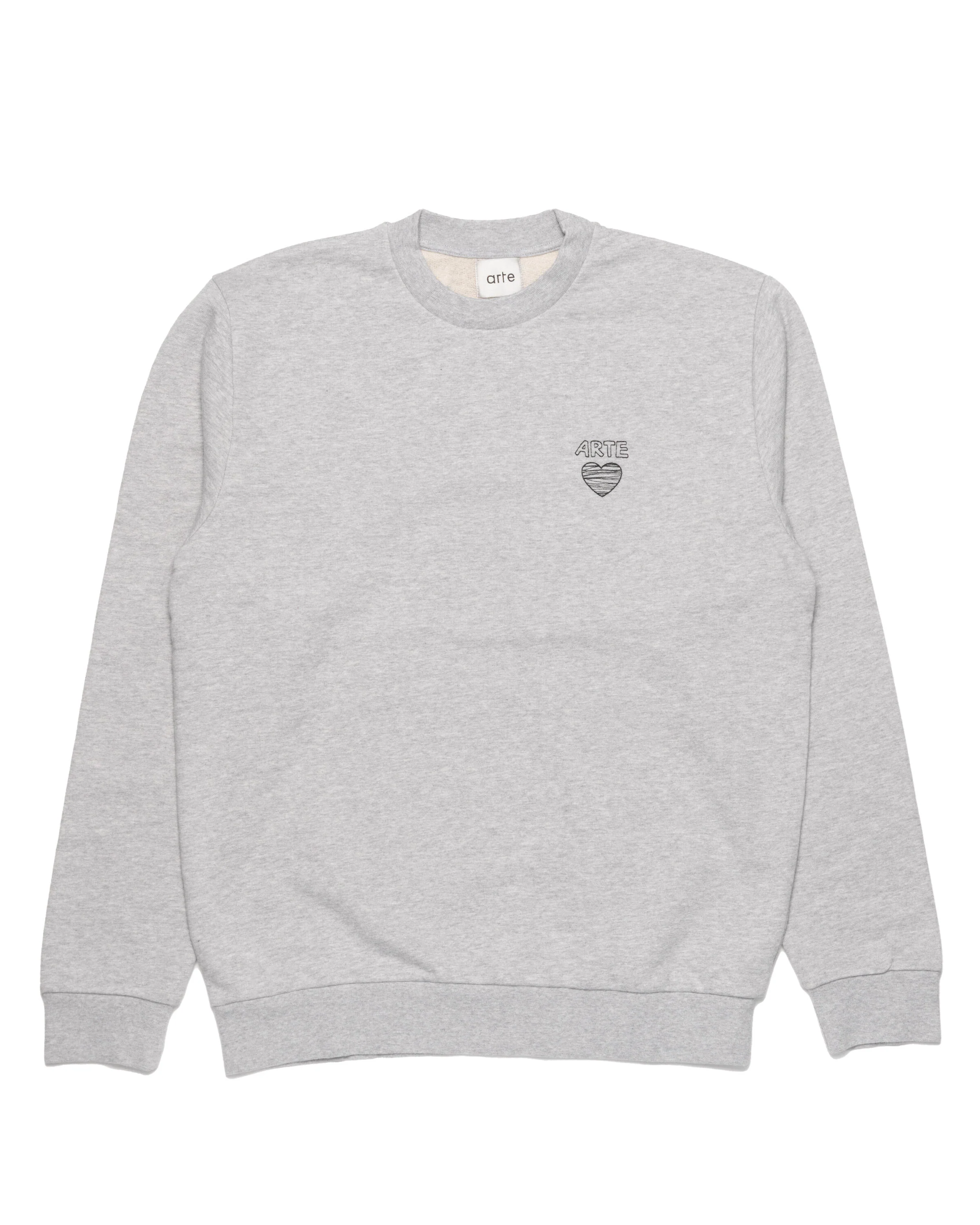 Arte Antwerp Scribble heart logo crew