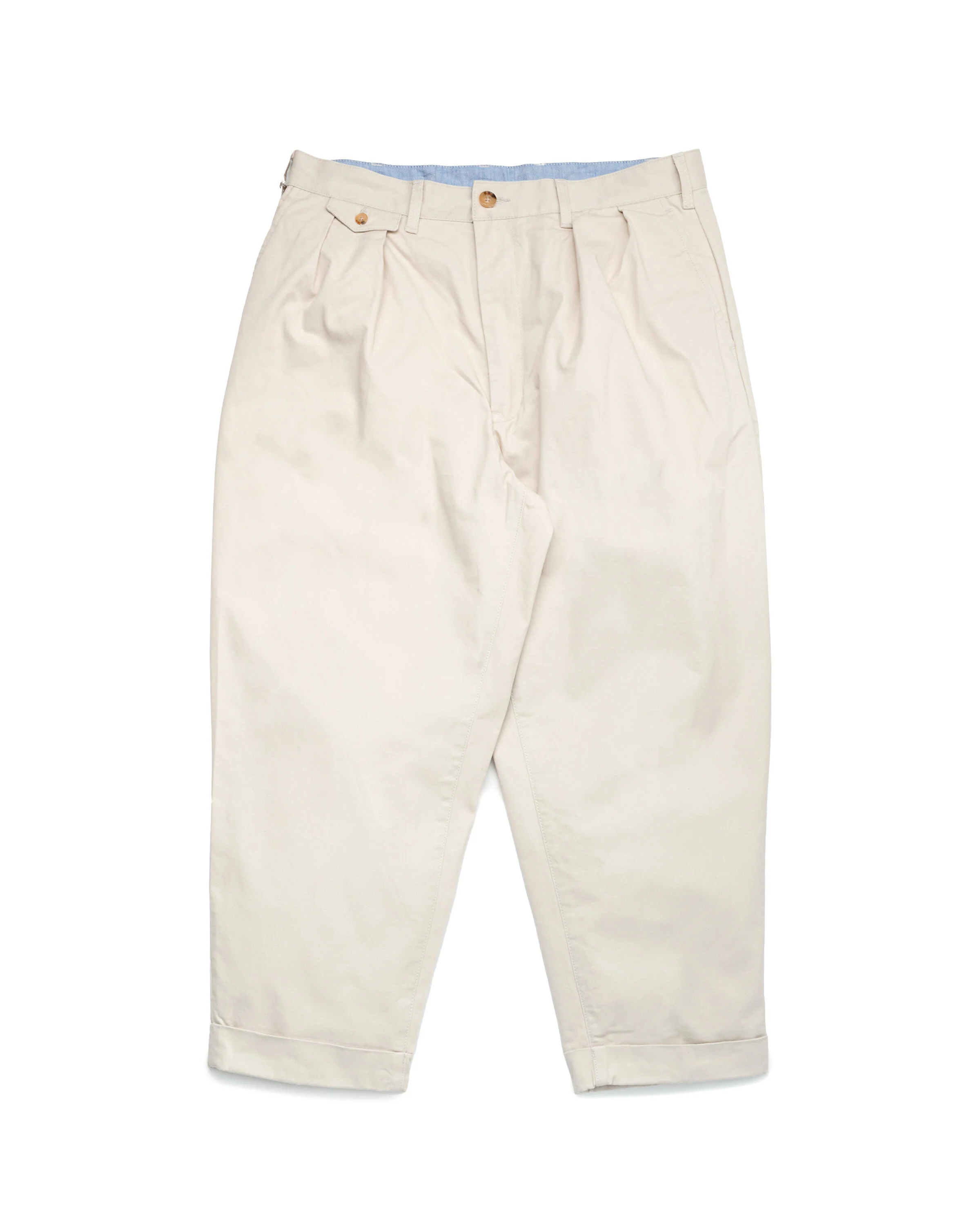 Beams+ 2 Pleats Twill