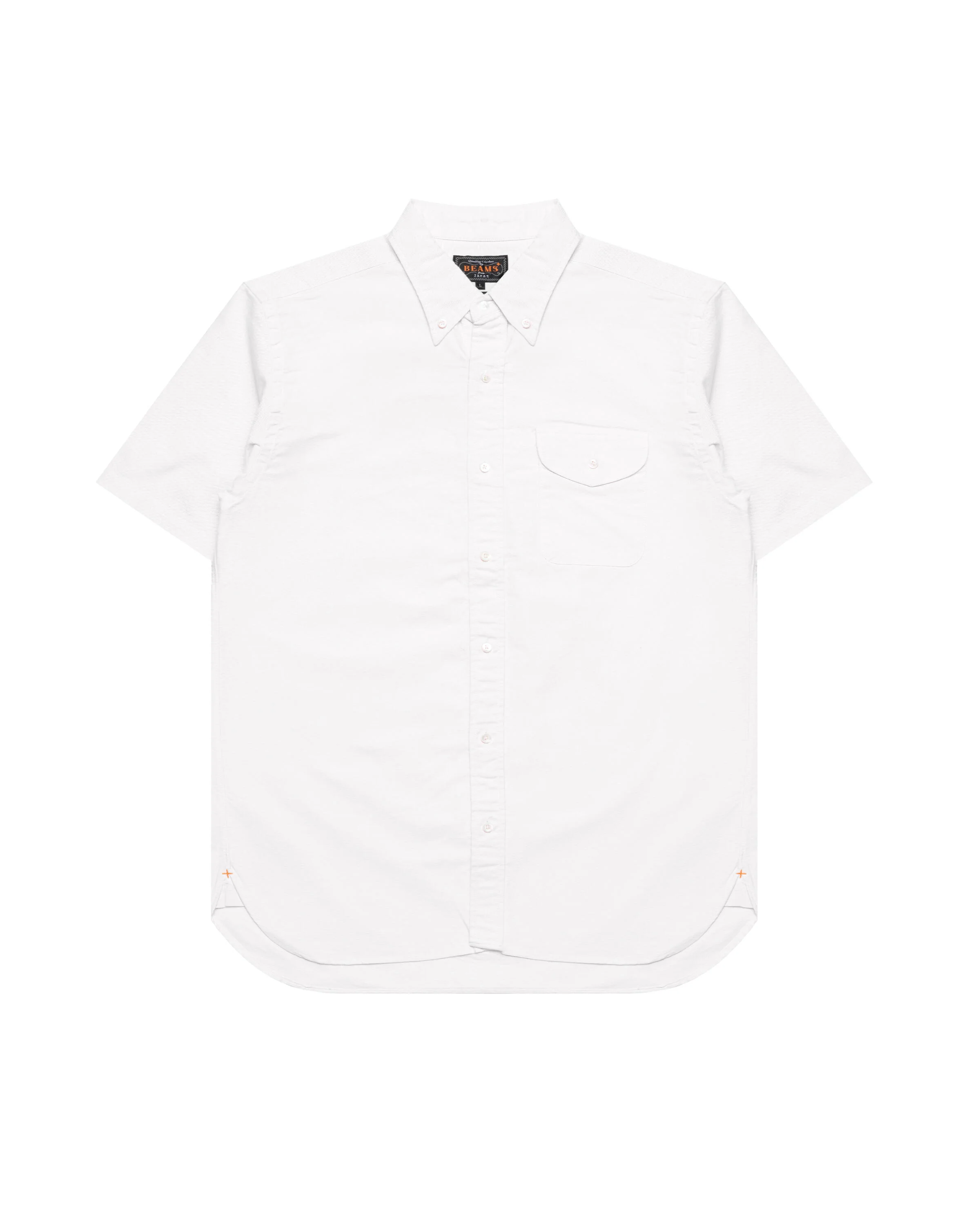 Beams+ B.D. Short Sleeve Oxford