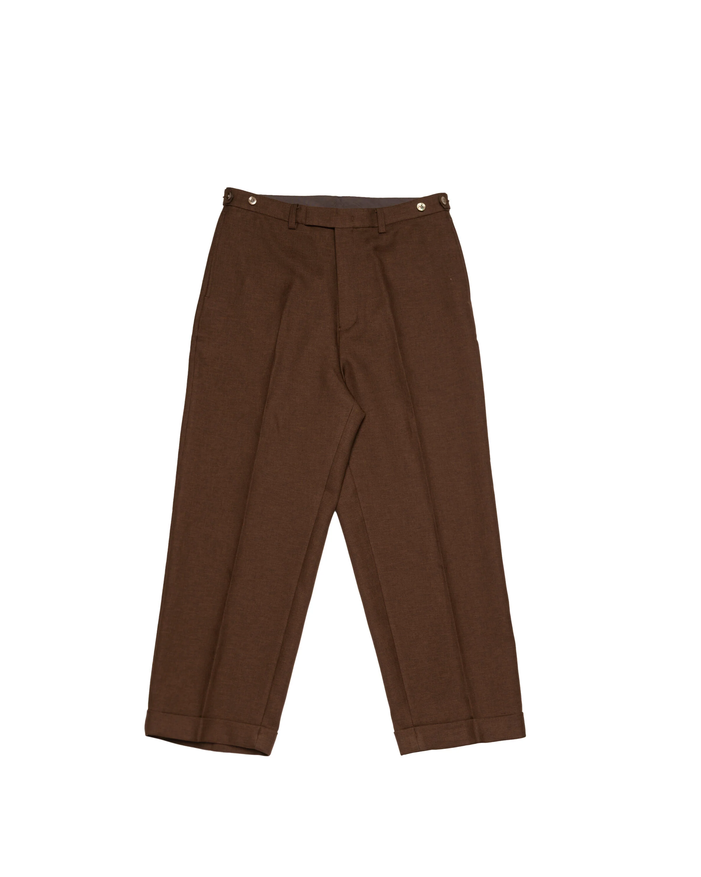 Beams+ Wide Trousers Double Cloth