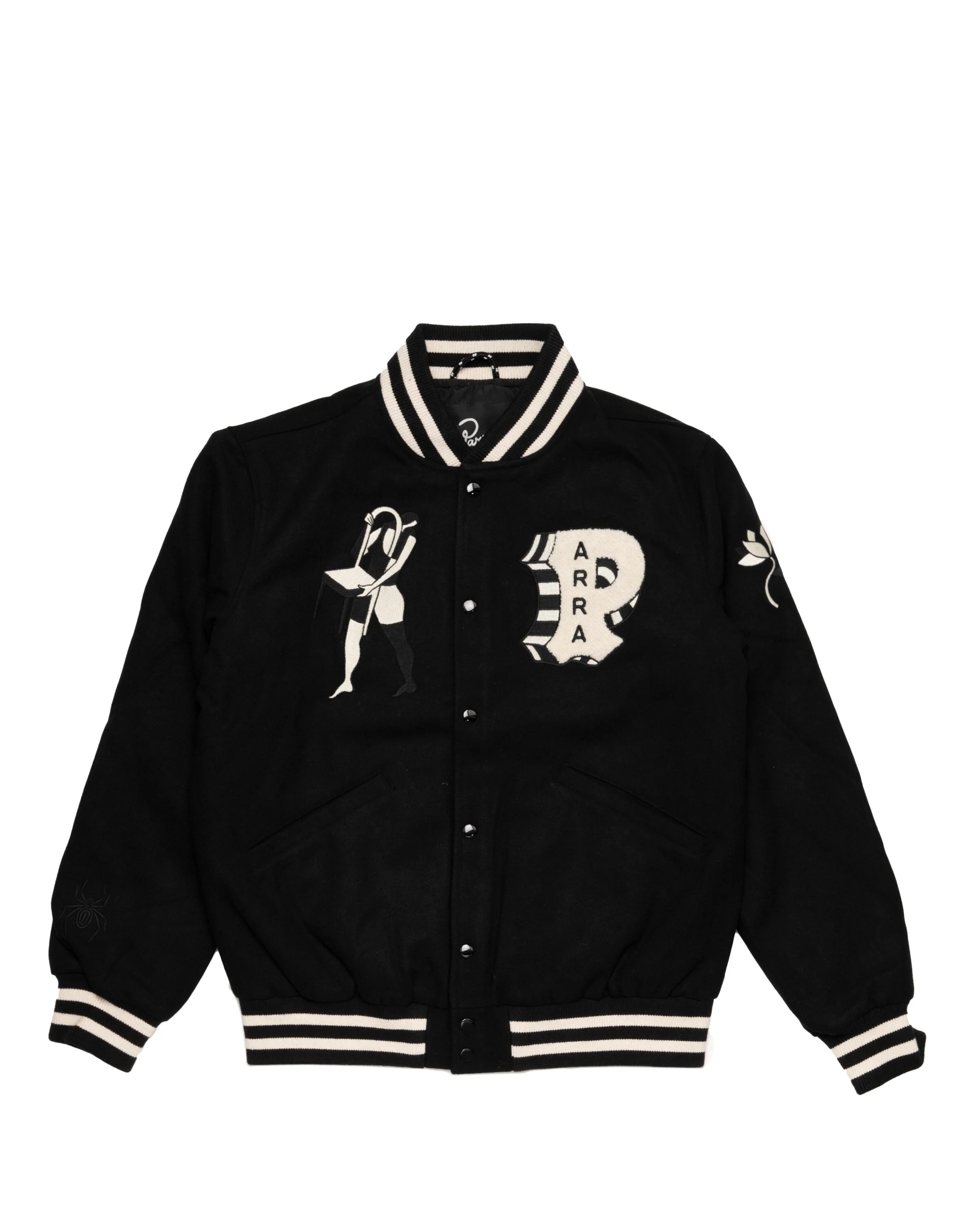 by parra cloudy star varsity jacket