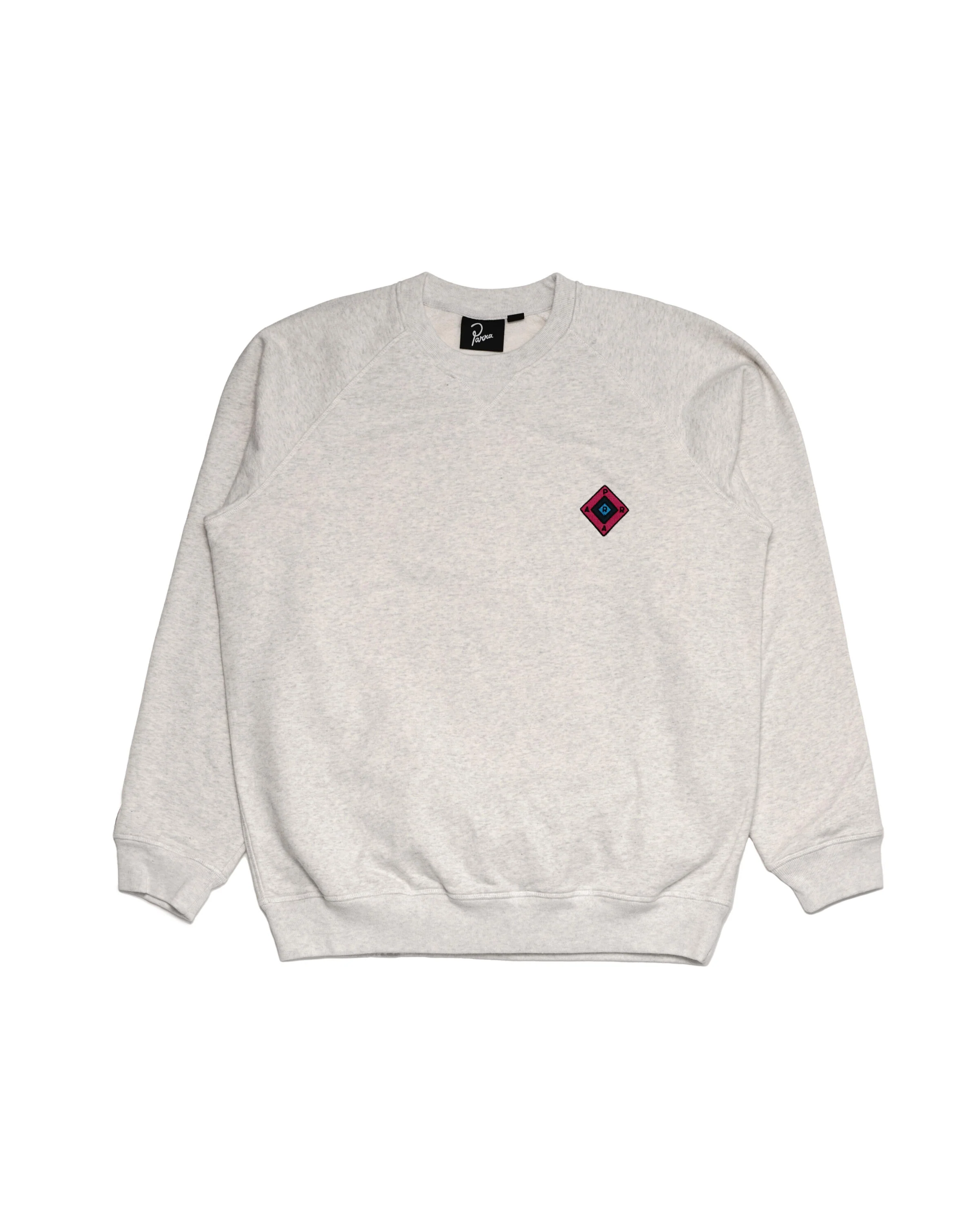 by Parra diamond block logo crew neck sweatshirt
