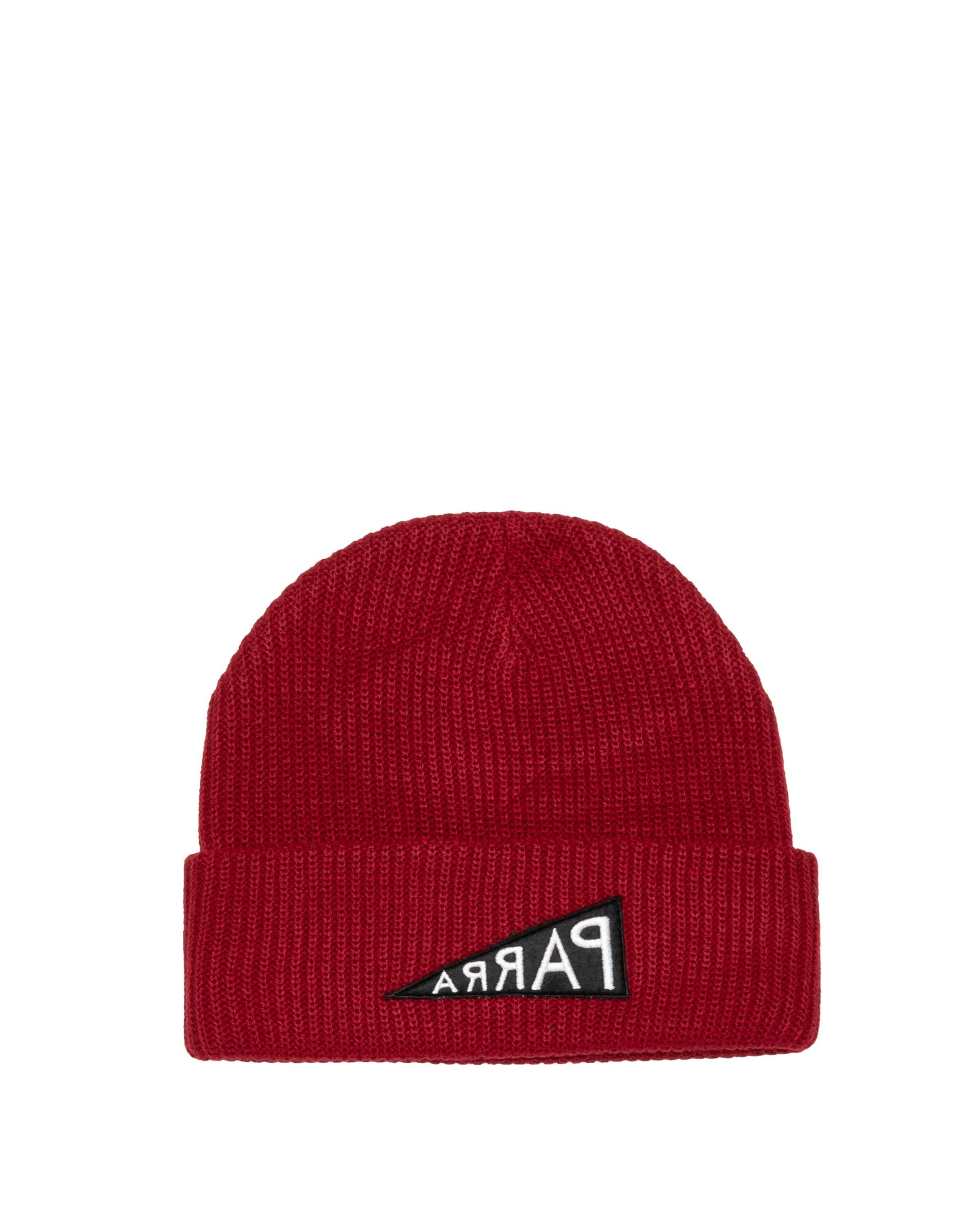 by parra mirrored flag logo beanie