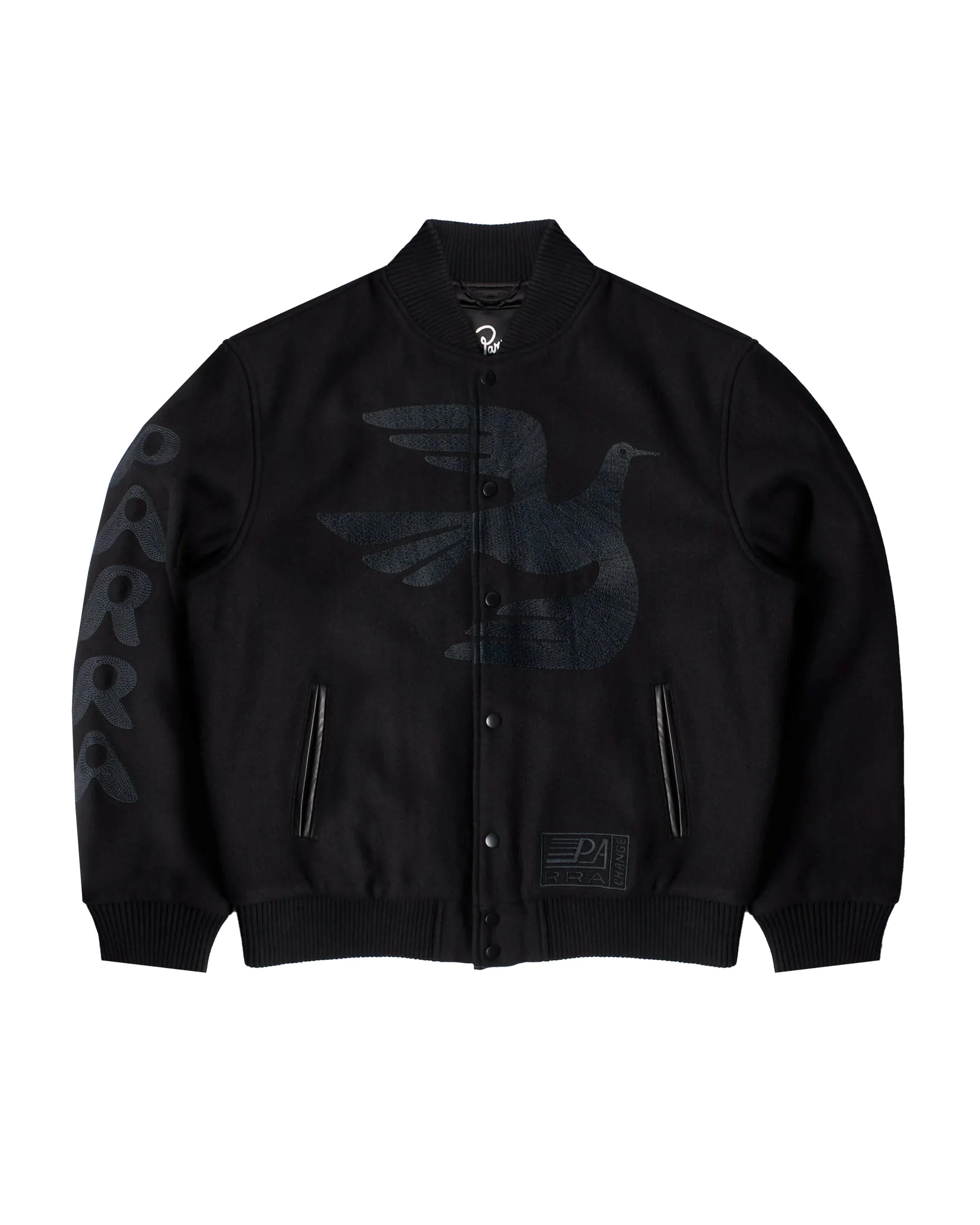 by Parra Not movie quality varsity jacket