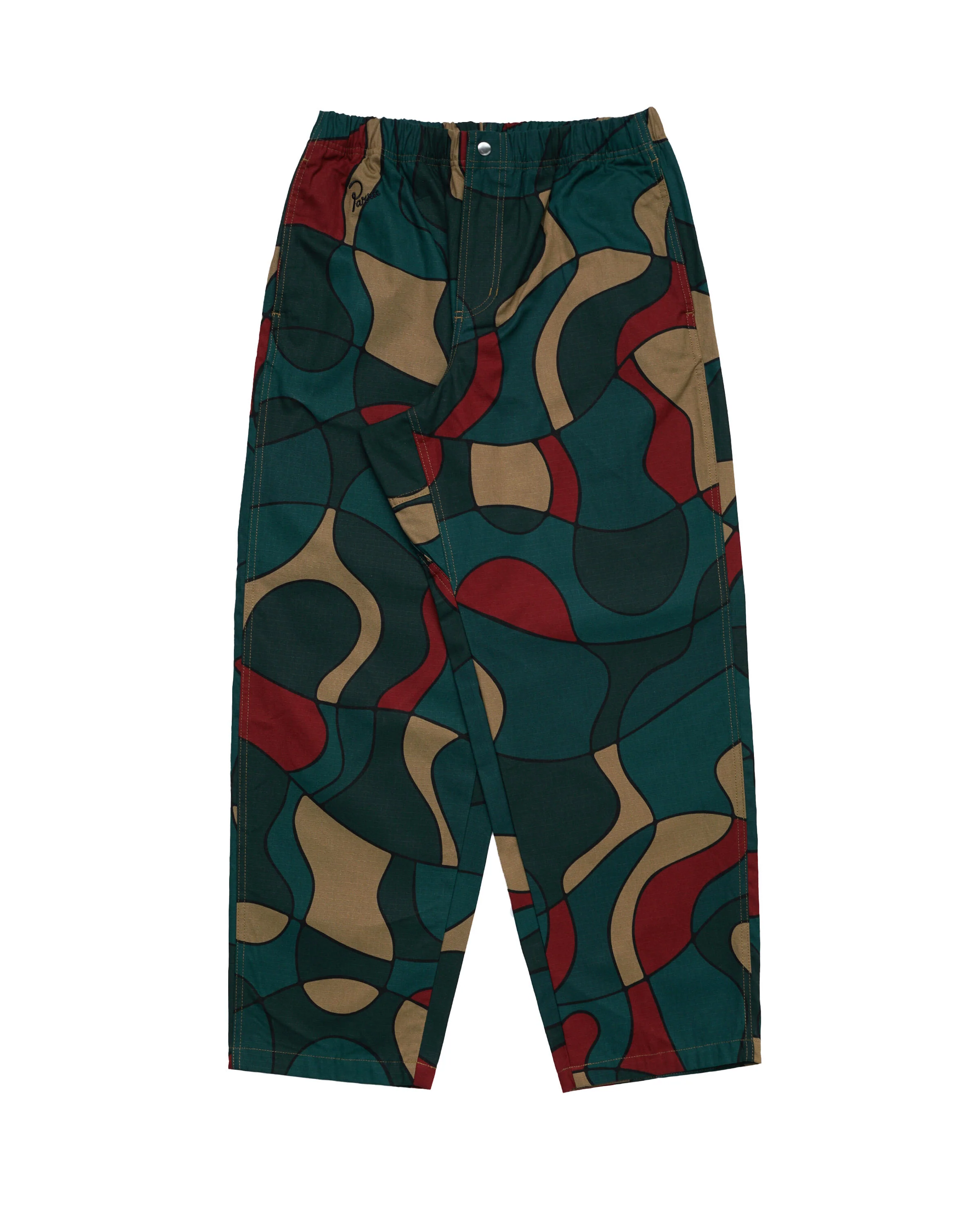 by Parra trees in wind relaxed pants