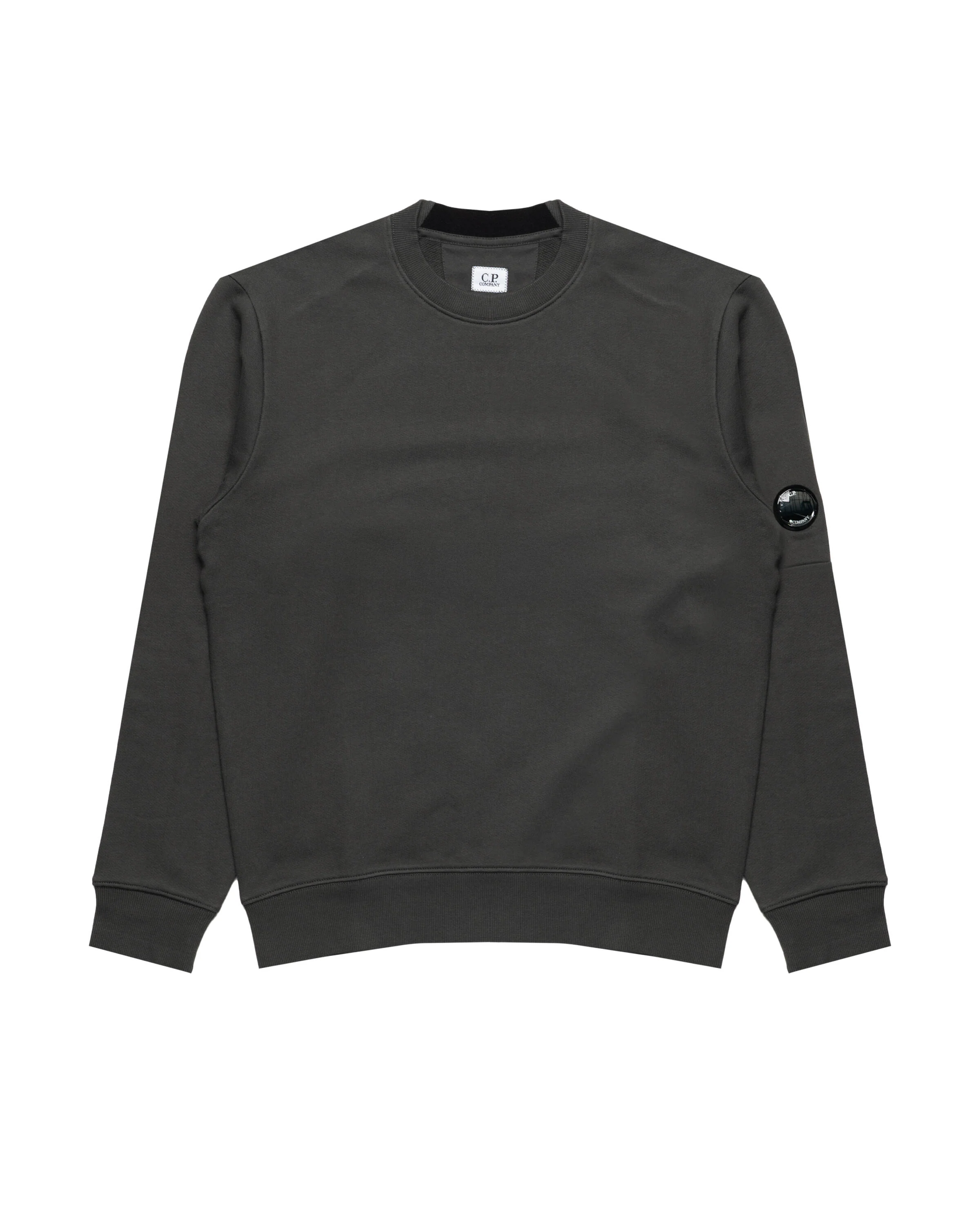 C.P. Company Diagonal Raised Fleece Crewneck Lens Sweatshirt