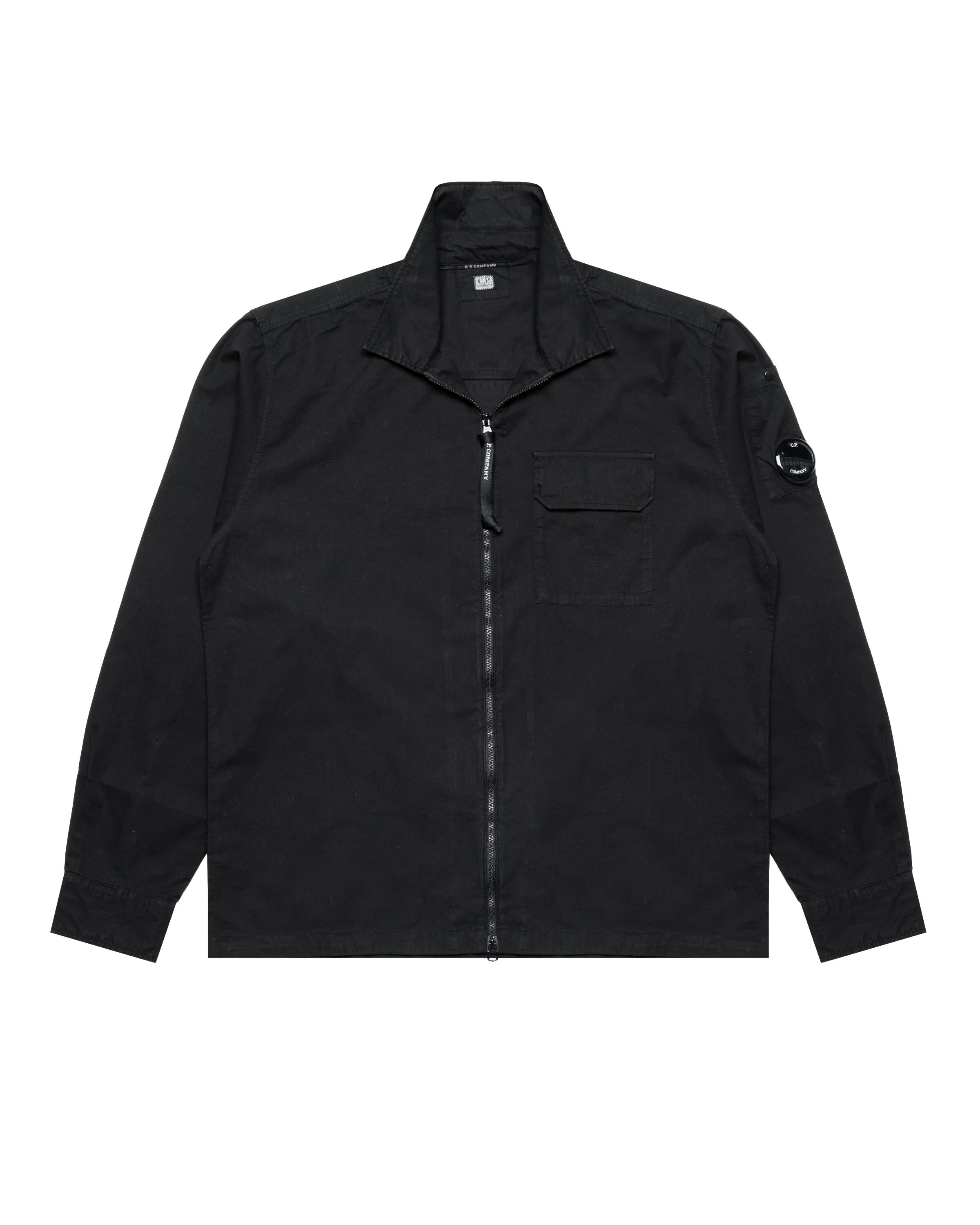C.P. Company ORGANIC GABARDINE FULL ZIP OVERSHIRT