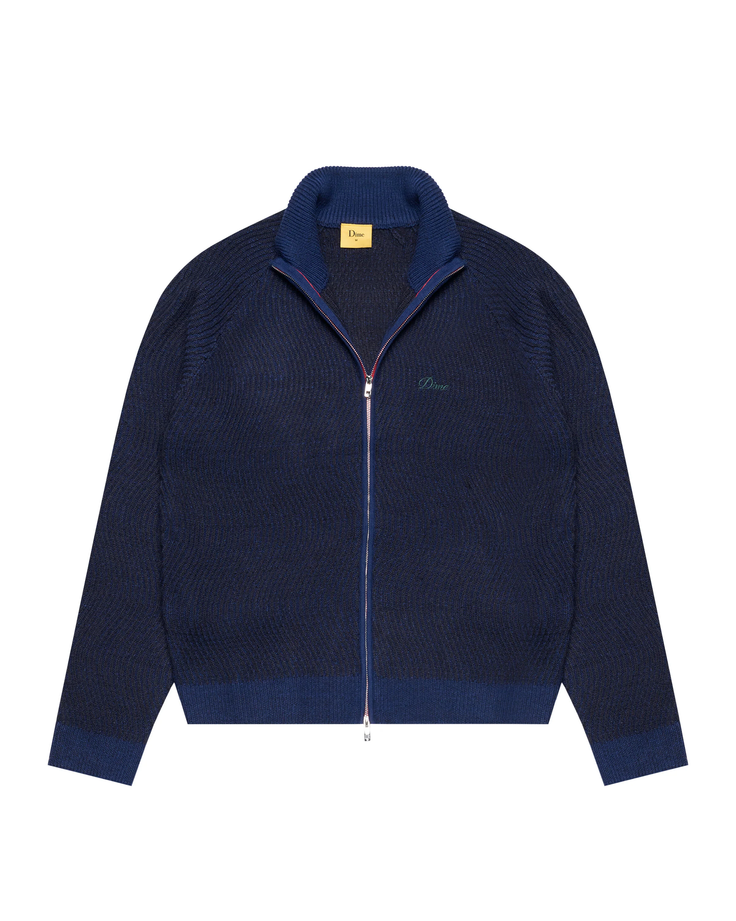 Dime Double Zipper Knit