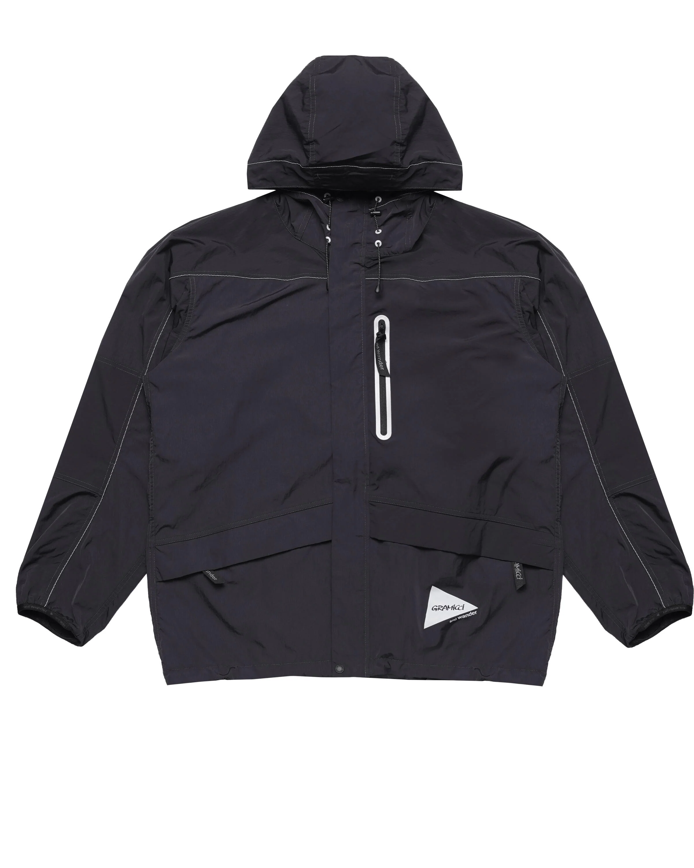 Gramicci x And Wander PATCHWORK WIND HOODIE