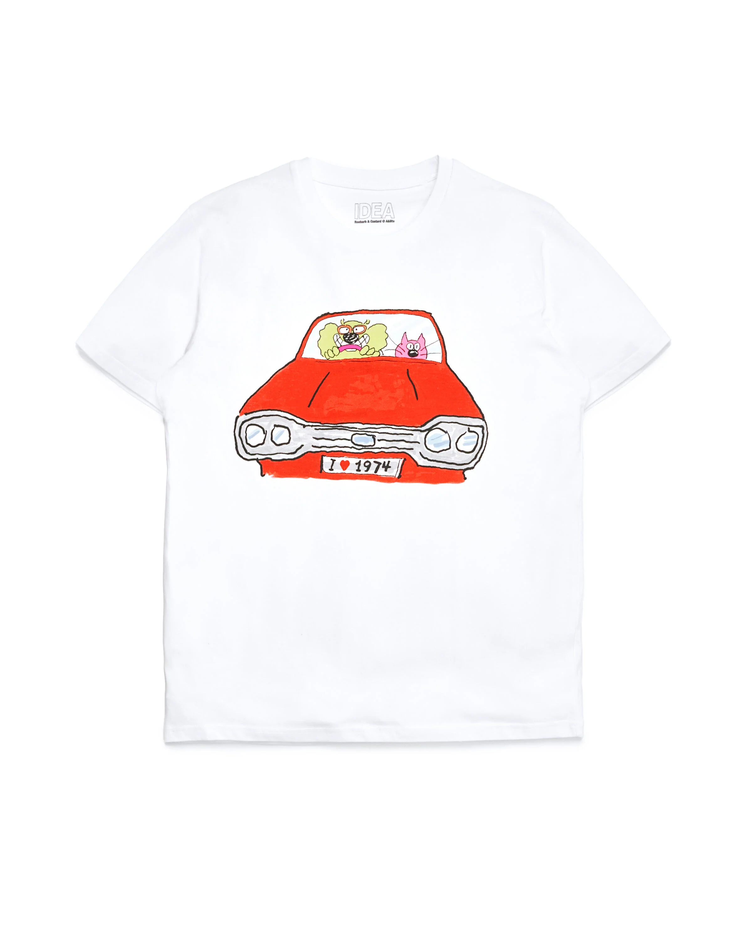 IDEA ROOBARB + CUSTARD 1974 T-SHIRT