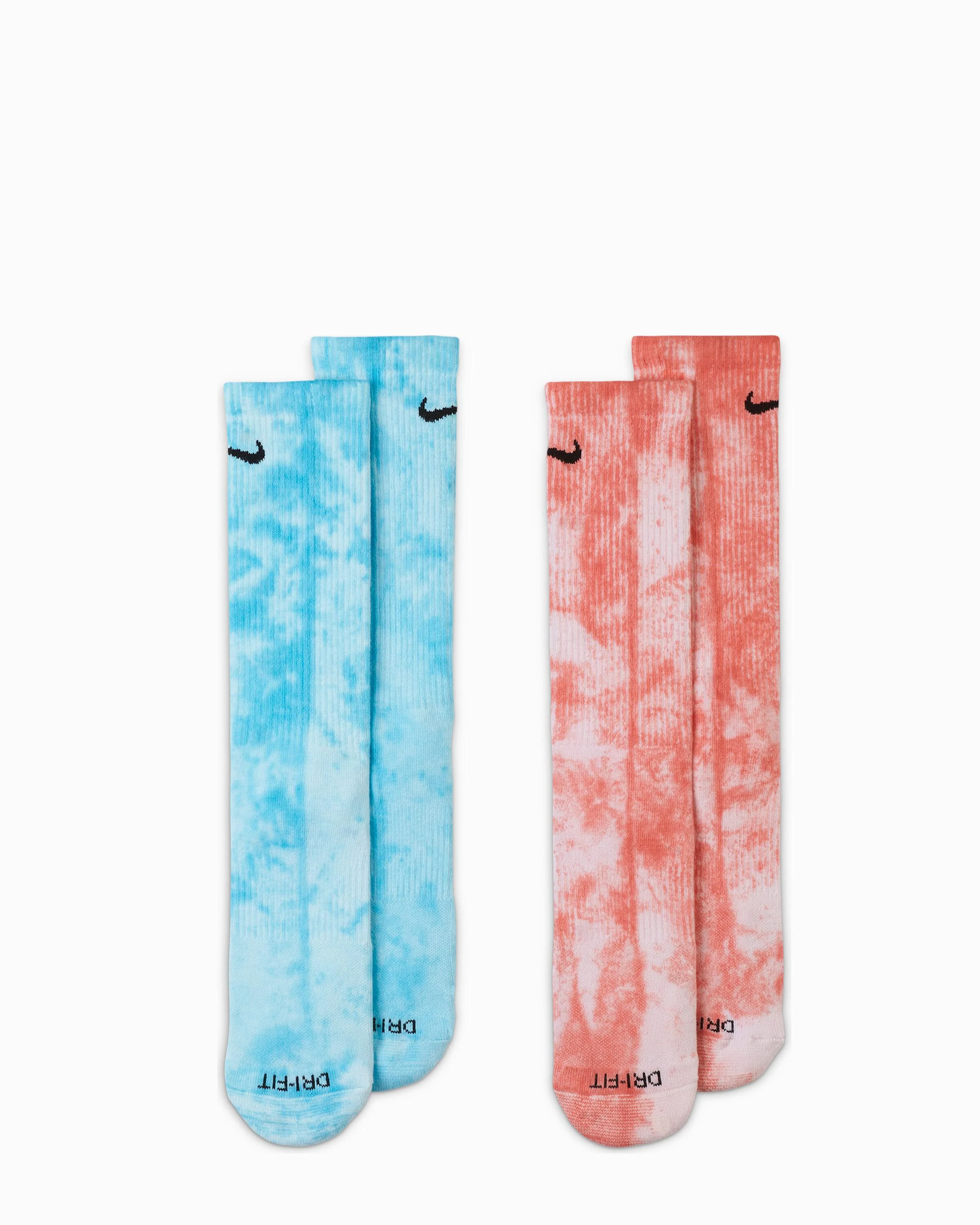 Nike Everyday Plus Tie Dye Socks 2 Pack