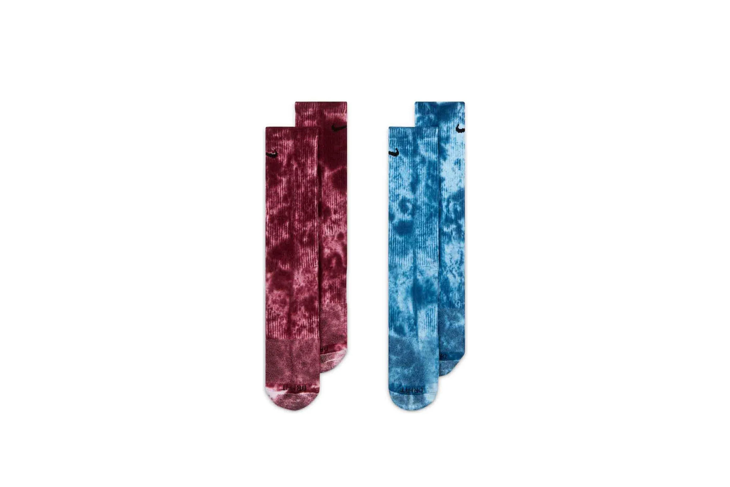 Nike Everyday Plus Tie Dye Socks 2 Pack