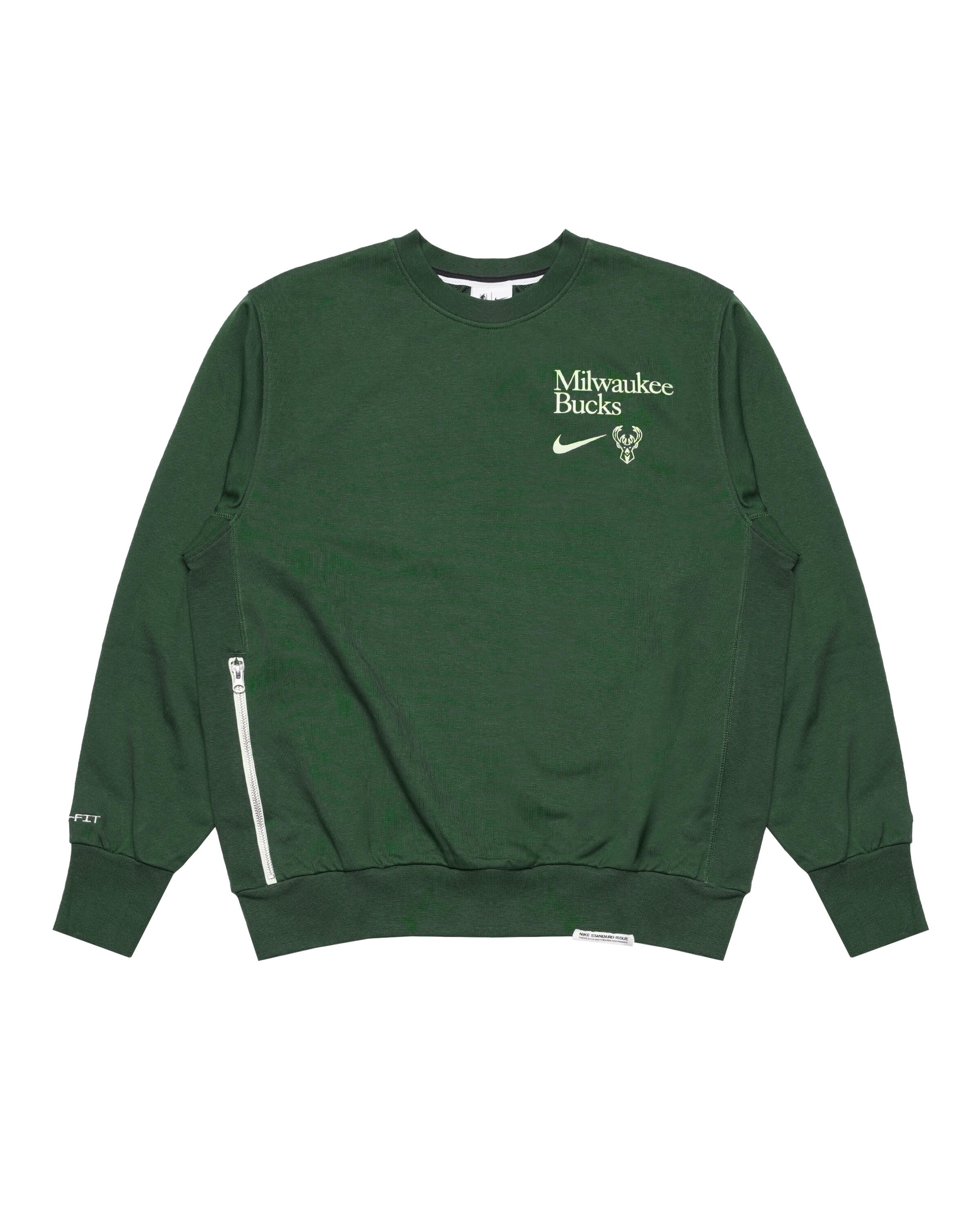 Nike MILWAUKEE BUCKS STANDARD ISSUE CREW SWEATSHIRT