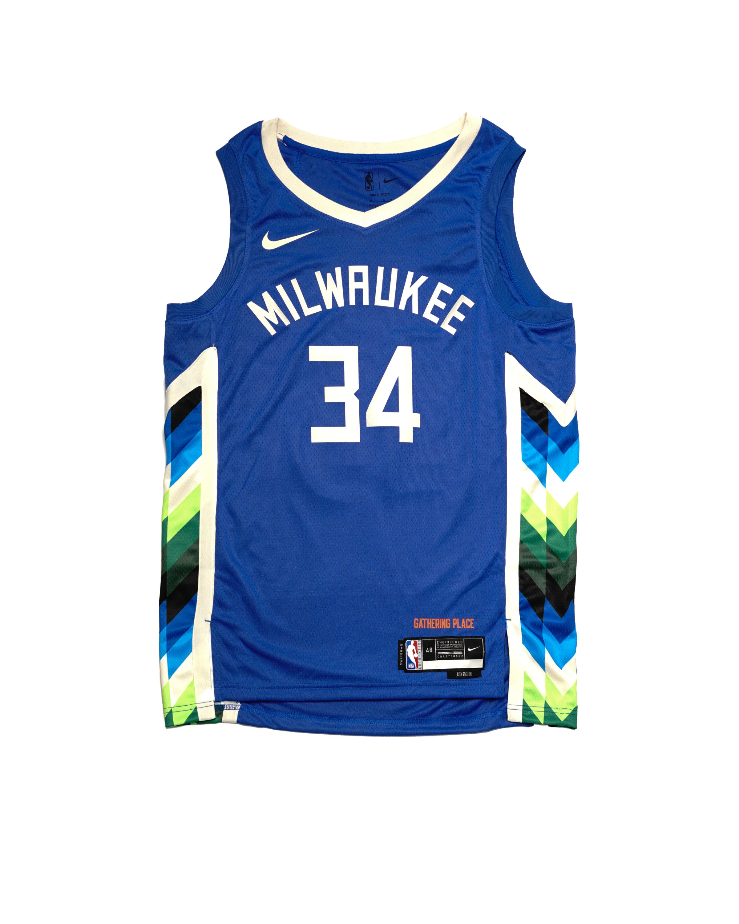 Nike MILWAUKEE BUCKS JERSEY CITY 22