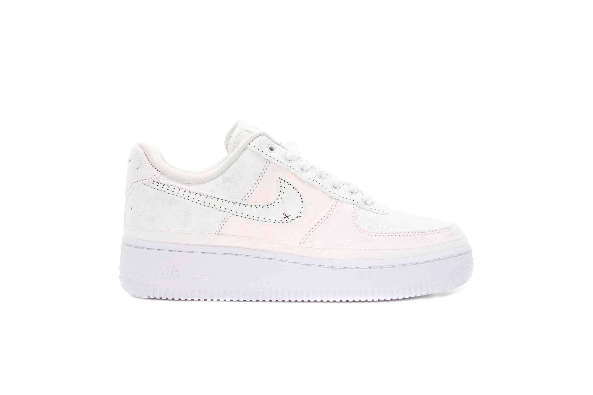 Nike WMNS AIR FORCE 1 '07 LX TEARAWAY "RED SWOOSH"