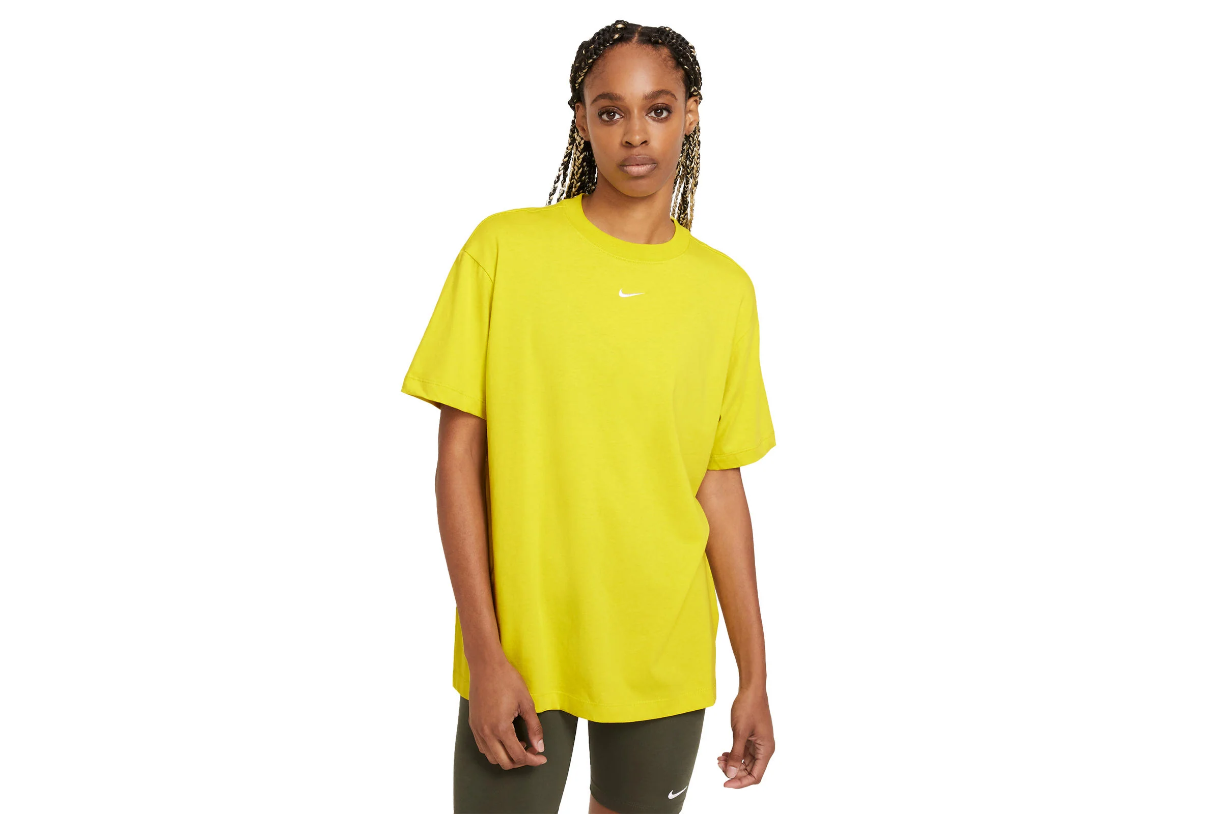 Nike WMNS ESSENTIALS SOLO SWOOSH TEE "HIGH VOLTAGE"