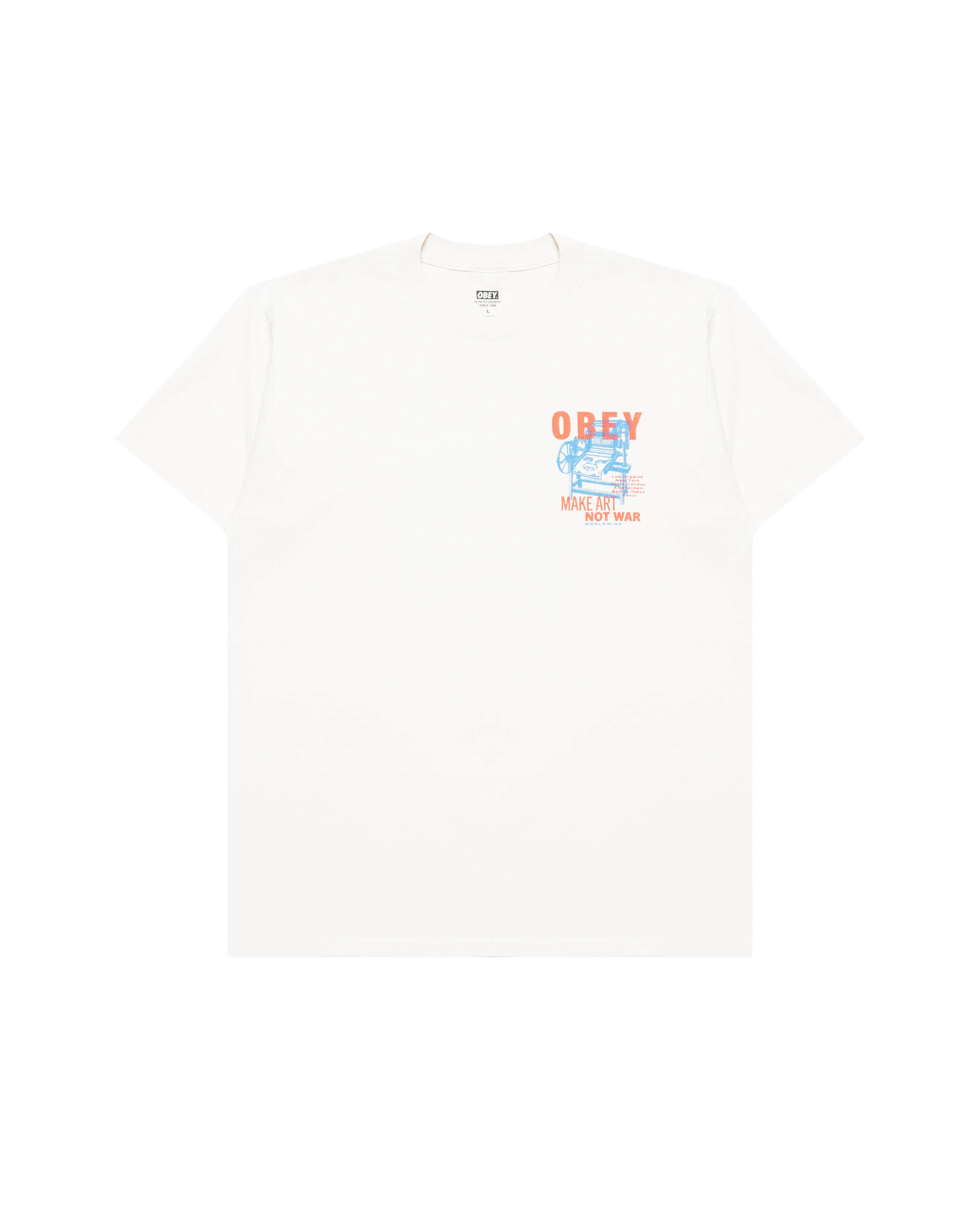 Obey PRINTING PRESS MAKE ART TEE