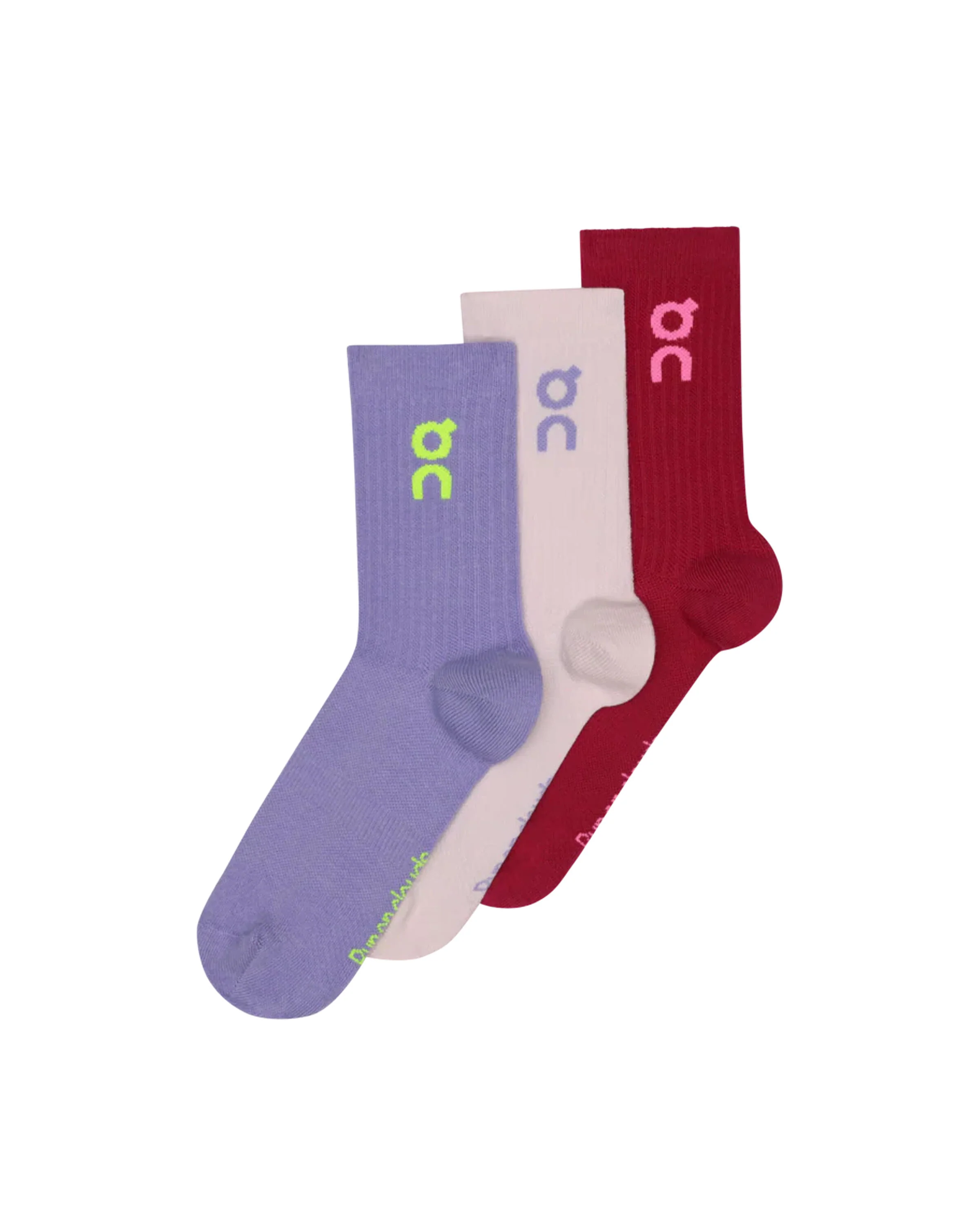 On Running Logo Sock High 3 Pack