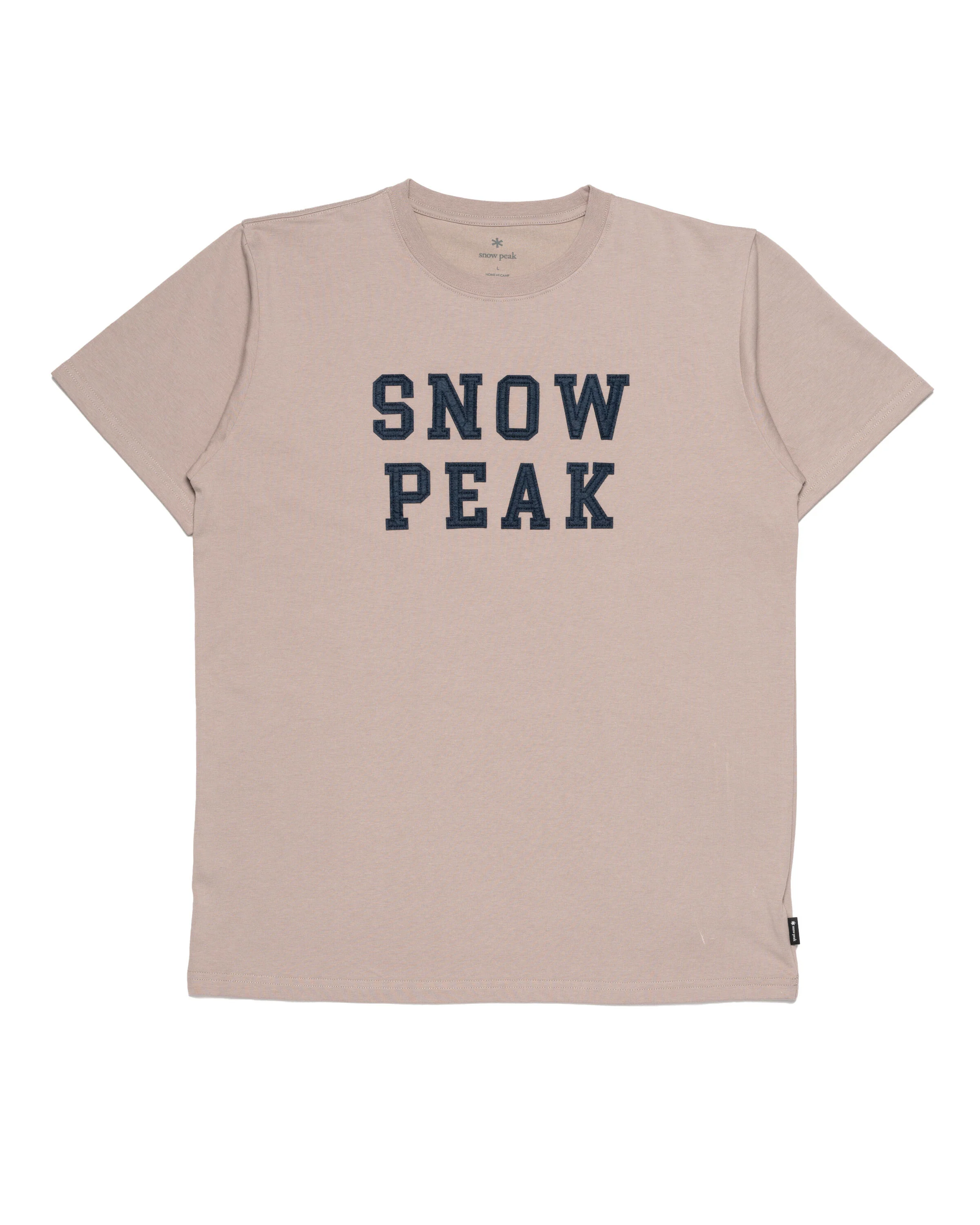SNOW PEAK Felt Logo T shirt