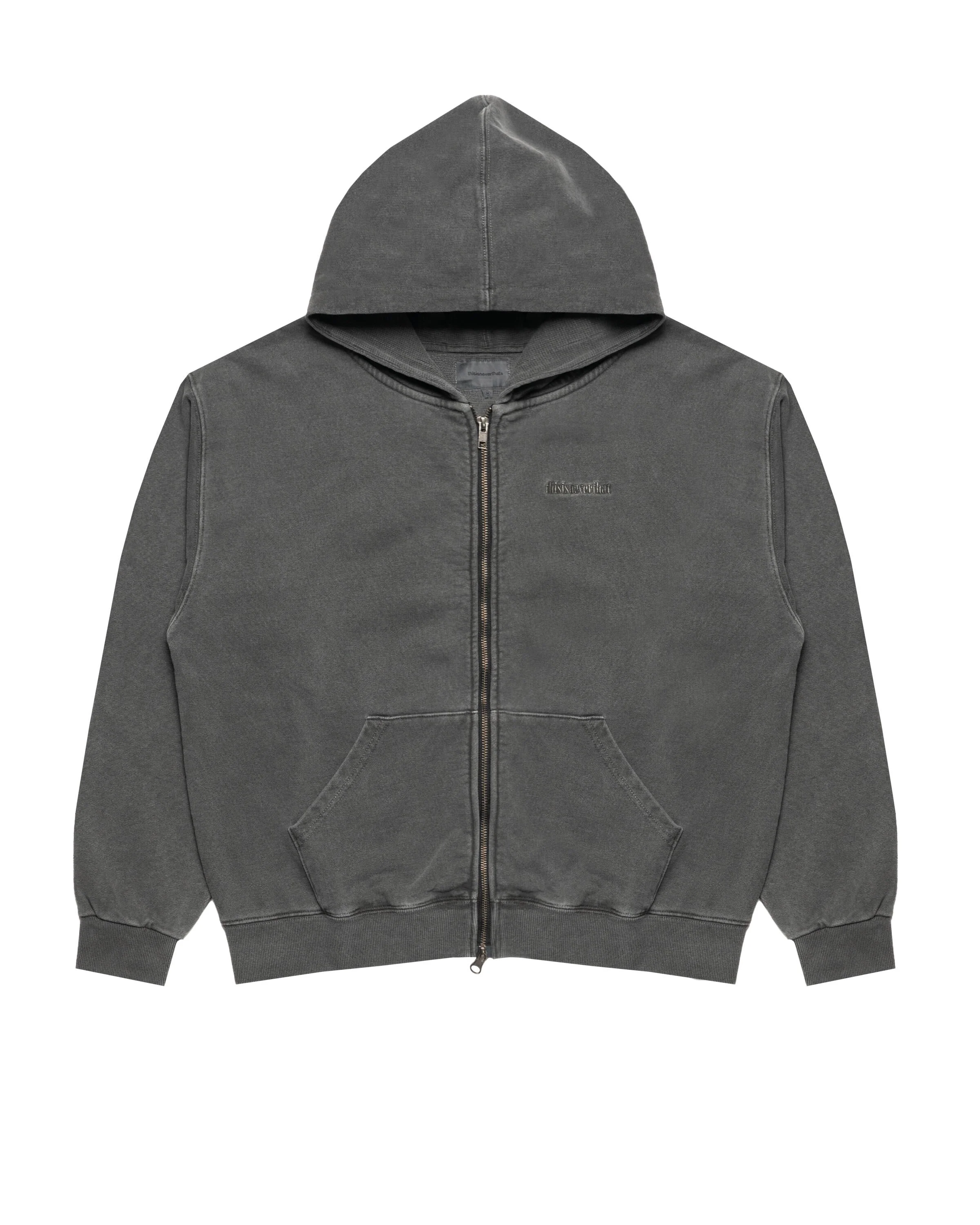 Thisisneverthat Waffle Lined Zip Up Hoodie