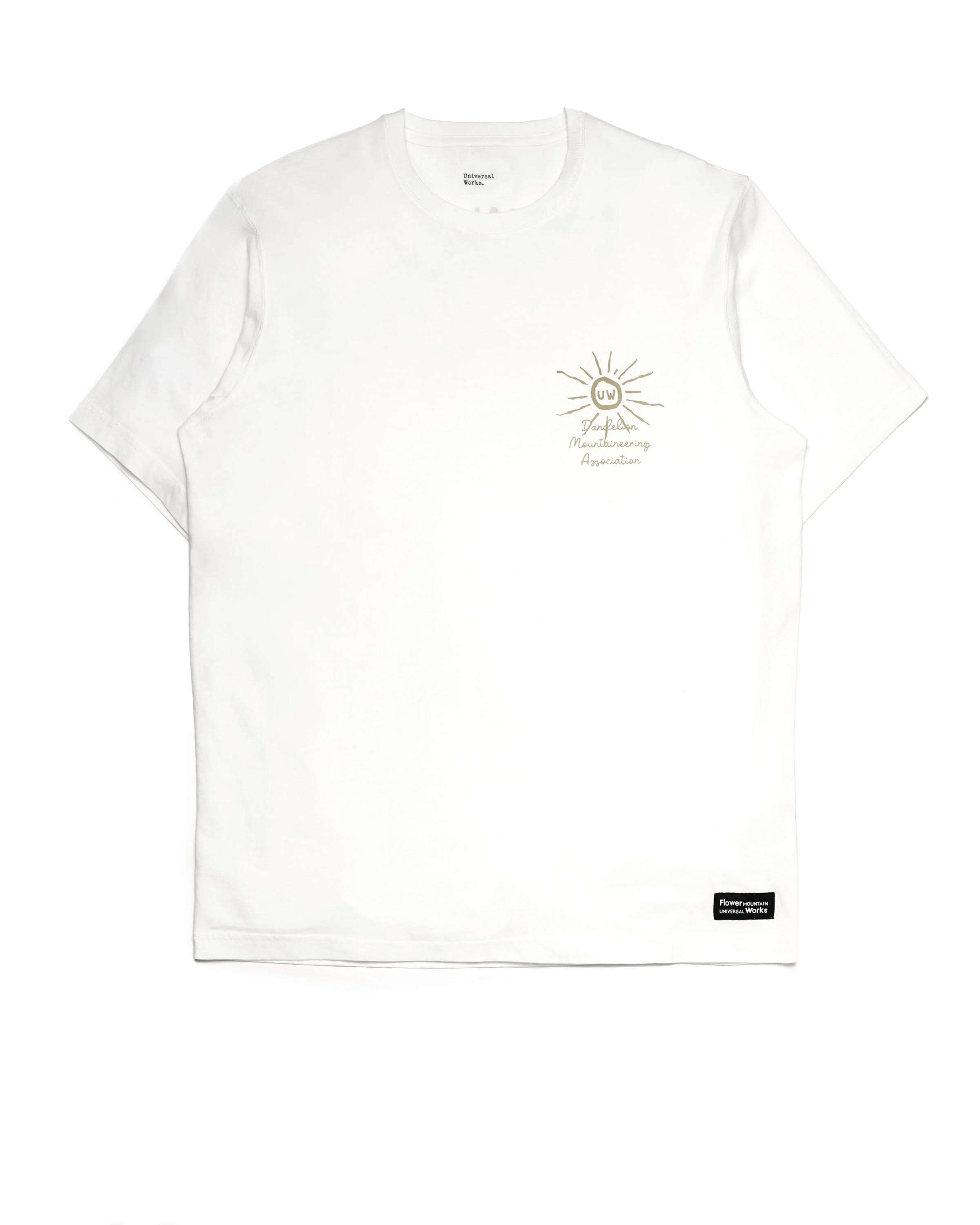 Universal Works FLOWER MOUNTAIN PRINT TEE