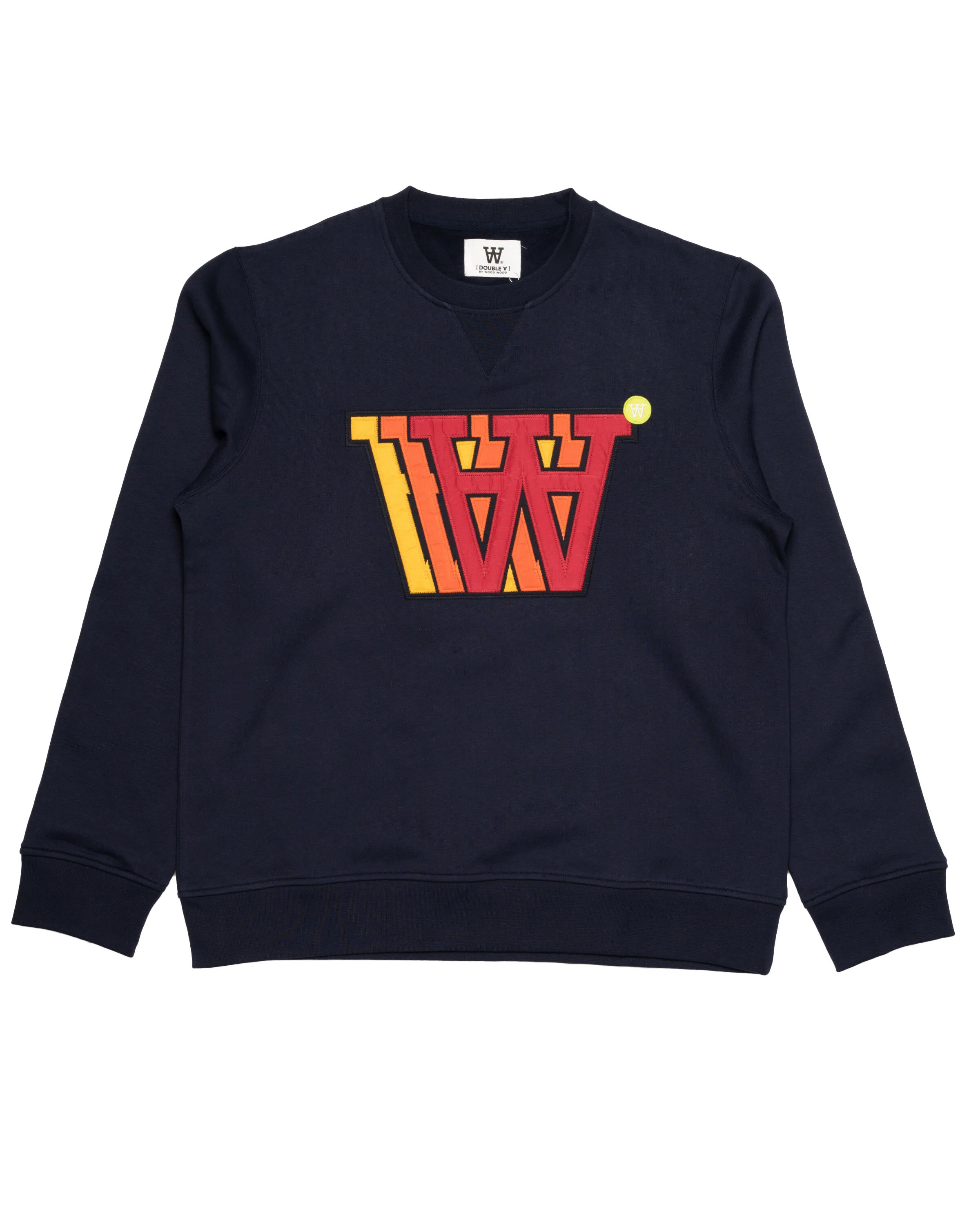 WOOD WOOD AA Tye applique sweatshirt